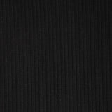 TENCEL™ Modal Derby Ribbed Jersey - Black
