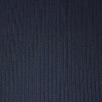 TENCEL™ Modal Derby Ribbed Jersey - Dark Navy