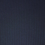 TENCEL™ Modal Derby Ribbed Jersey - Dark Navy