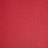 TENCEL™ Modal Derby Ribbed Jersey - Fire Gem Red