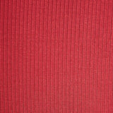 TENCEL™ Modal Derby Ribbed Jersey - Fire Gem Red
