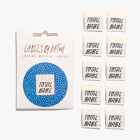 Kylie and the Machine - TOTAL BABE Woven Sewing Labels