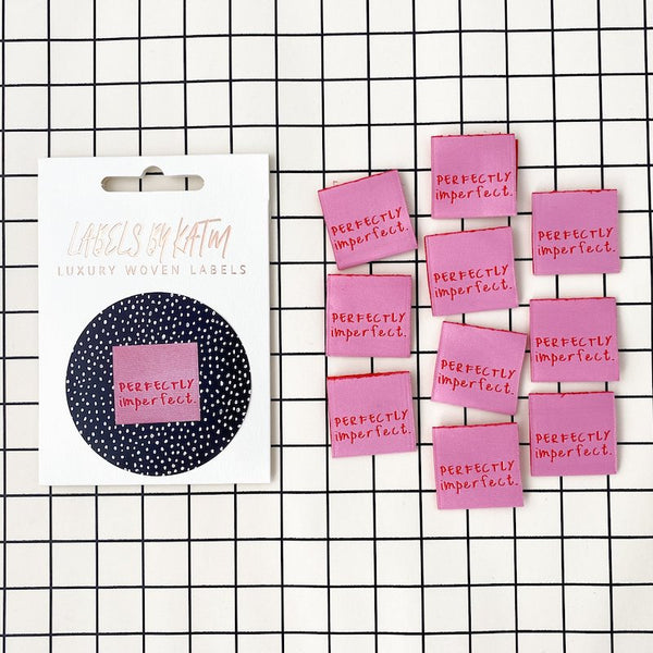 Perfectly Imperfect Woven Clothing Labels by Kylie and the