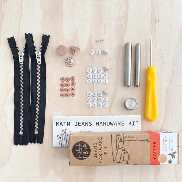 Kylie and the Machine - Jeans Hardware Kit - Copper