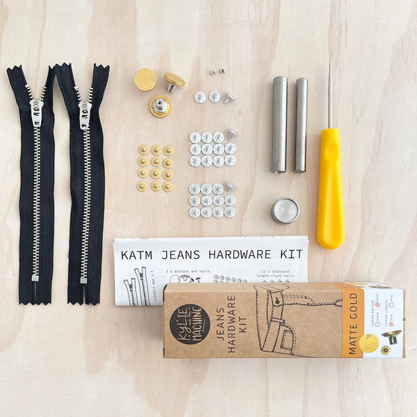 Kylie and the Machine - Jeans Hardware Kit - Matte Gold