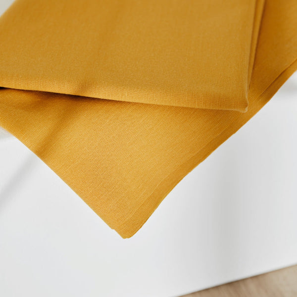 *REMNANT* Tencel Lyocell Ponte de Roma Double Knit Jersey - Amber (1 yard)