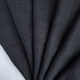 black licorice washed linen