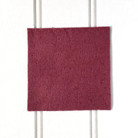 square swatch of mauve raspberry raw silk noil