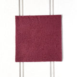 square swatch of mauve raspberry raw silk noil