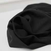 Organic Basic Brushed Sweatshirt Fleece - Black