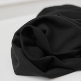Organic Basic Brushed Sweatshirt Fleece - Black