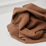 Organic Basic Brushed Sweatshirt Fleece - Dust Brown