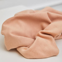 Organic Basic Brushed Sweatshirt Fleece - Orange Sherbert