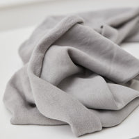 Organic Basic Brushed Sweatshirt Fleece - Stone