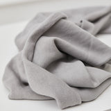 Organic Basic Brushed Sweatshirt Fleece - Stone