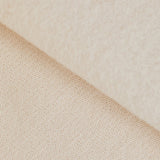 Organic Basic Brushed Sweatshirt Fleece - Creamy White