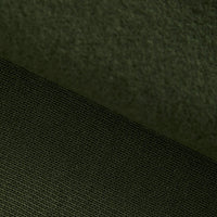 Organic Basic Brushed Sweatshirt Fleece - Green Khaki