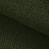 Organic Basic Brushed Sweatshirt Fleece - Green Khaki