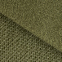 Organic Basic Brushed Sweatshirt Fleece - Olive Green