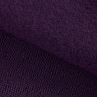 Organic Basic Brushed Sweatshirt Fleece - Plum