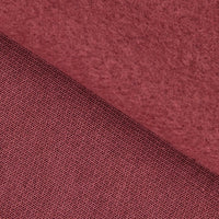 Organic Basic Brushed Sweatshirt Fleece - Rosewood