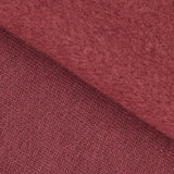 Organic Basic Brushed Sweatshirt Fleece - Rosewood