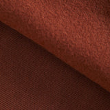 Organic Basic Brushed Sweatshirt Fleece - Sienna