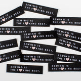 Kylie and the Machine - SEWING IS THE F*KING BEST Woven Sewing Labels