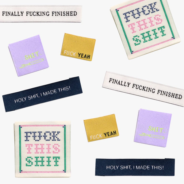 Kylie and the Machine - THE SWEARY SEWIST 2.0 Woven Sewing Labels – Maker's  Fabric